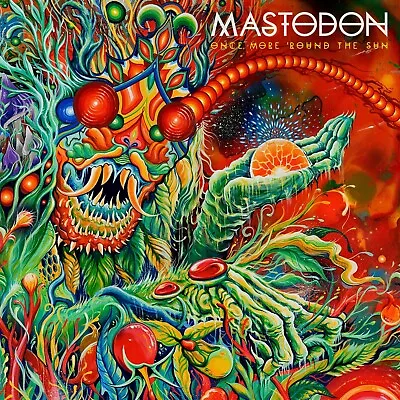 MASTODON Once More Round The Sun BANNER 2x2 Ft Fabric Poster Tapestry Flag Art • $19.95