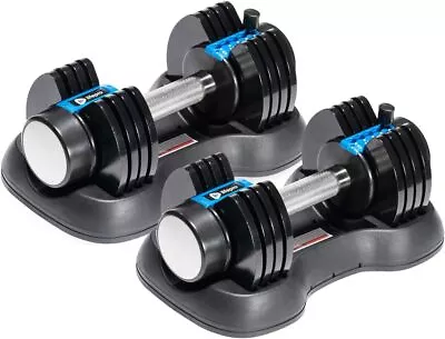 Adjustable Dumbbells - 15Lb 25Lb 43Lb 55Lb 90Lb 6in1 Adjustable Weight Dumbbells • $208.98