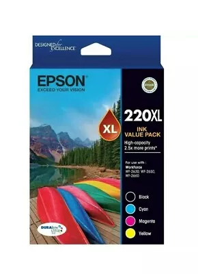 Any 1x Epson Genuine 220xl  Ink Epson WF-2630/WF-2650/WF-2660 (No Retail Box ) • $34.99