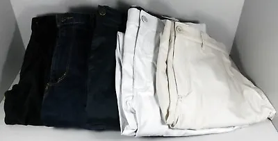 Lot Of Five Men's Pants Size 34 X 32 & Shorts 34 Various Colors Johnston Murphy • $34.95