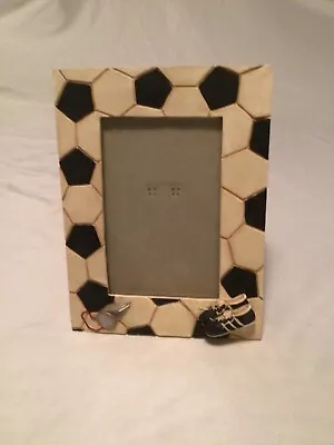 £14.78 • Buy Russ Soccer Picture Frame~3D Whistle & Cleats~VGC!