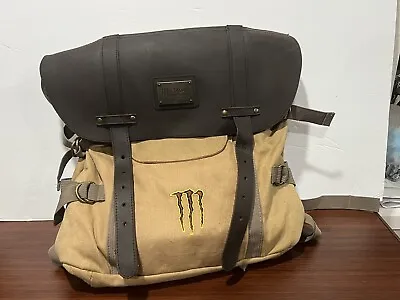 Monster Java Backpack With Small Pockets And Laptop Pocket • $40