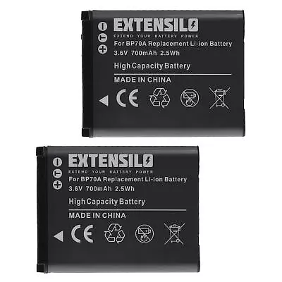 2x Battery For Samsung DV180F ES70 ES65 ES80 ES78 ES75 ES74 ES73 ES71 700mAh • £14.09