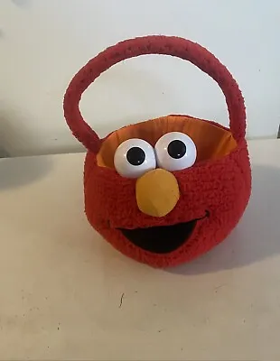 Sesame Street Elmo Halloween Easter Egg Basket Red • $12.99