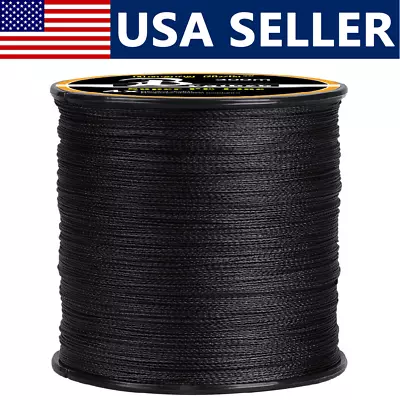 Braided Fishing Line 4 8 Strands Abrasion Resistant 12-100LB 328/547/1093 Yard • $13.41