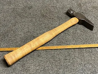 Vintage Hand Forged 16 Oz Cross Peen Blacksmith Hammer With New Handle  • $45