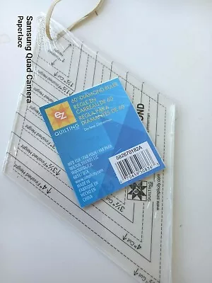 EZ Quilting Quilters Craft  Patchwork  Diamond  Ruler - Simplicity • £9.99