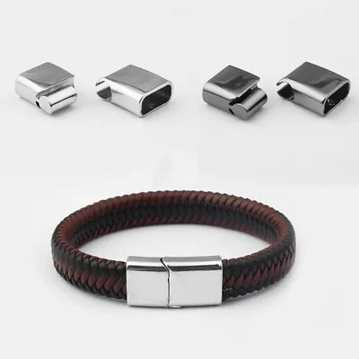 £4.31 • Buy 3 Sets Clasp Magnetic Clasps Connector For Leather Cord Bracelet Jewelry Maiing