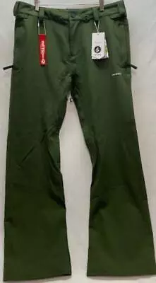 Volcom Men's Freakin Snow Chino Snowboard Snow Ski Pant Green Large NEW • $103.11