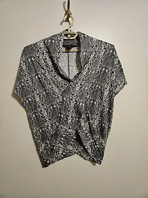 Marc By Marc Jacobs Womens Python Print Top Size M/L • $18.95