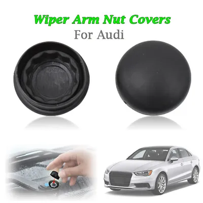 2* Front Windshield Wiper Arm Nut Cap/Cover Bolt For Audi A3 A4 A5 A6 Q3 Q5 Q7 • $6.13