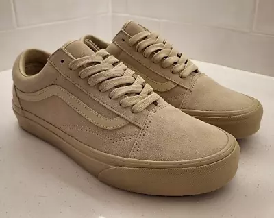 Vans Old Skool Mono Suede Tan Mens Size 9 WTAPS Neighborhood DEFCON Supreme SNFU • $60