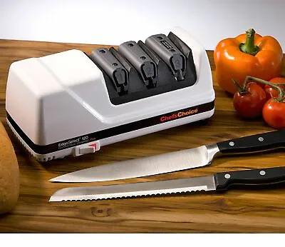 NEW CHEF’S CHOICE DIAMOND HONE EDGESELECT ELECTRIC KNIFE SHARPENER MODEL 120 Pro • $449.95