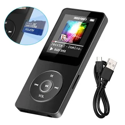Bluetooth MP3 MP4 Player LCD Music Video Media FM Radio Recorder Lossless Gift • £12.49