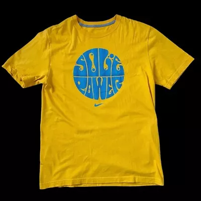 Nike  Soul Power  Yellow An Blue Graphic T-shirt. • $20