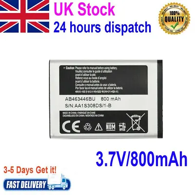 Battery AB463446BU For Samsung E878/M200/M110/M150/M200/M310 • £11.66