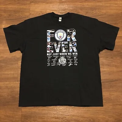 Manchester City T-shirt Black Men’s Size 2XL • $18.88