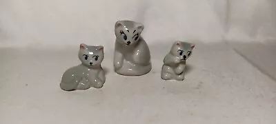 Wade Happy Families Cats Set Of 3. Excellent Condition. Marked Wade. Unusual.  • £10.55