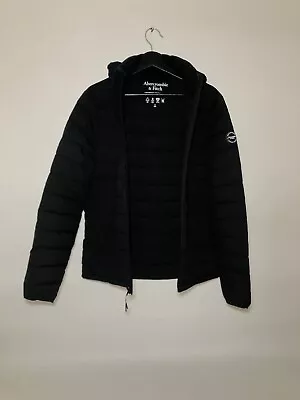 Abercrombie & Fitch Men’s PrimaLoft Puffer Jacket | Small Black • $35