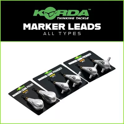 Korda Marker Leads - All Sizes/types | New - Carp Fishing Weights • £5.99