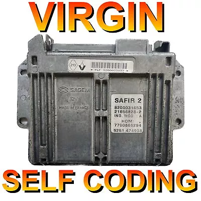 Renault ECU Sagem HOM 7700868294 | 8200031653 | SAFIR2 *Virginized* Self Coding • £82.50