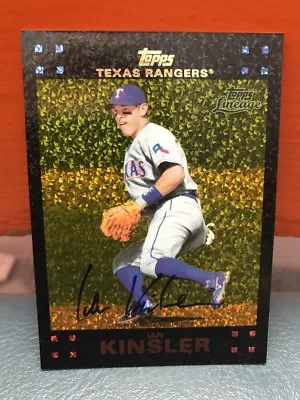 2011 Topps Lineage Ian Kinsler On Card Auto Gold Version #’d 10 • $149