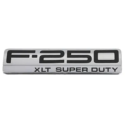 $22.39 • Buy 2005-2011 Ford F-250 XLT Super Duty Chrome Fender Emblem OEM 5C3Z-16720-EB