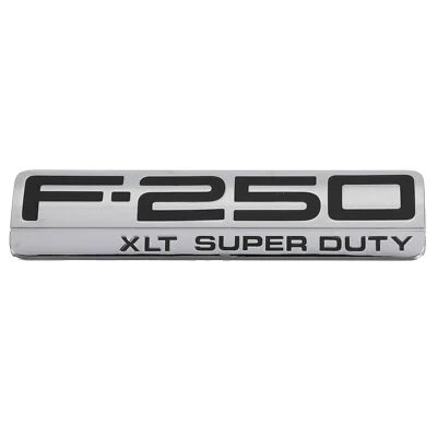 2005-2011 Ford F-250 XLT Super Duty Chrome Fender Emblem OEM 5C3Z-16720-EB • $22.06