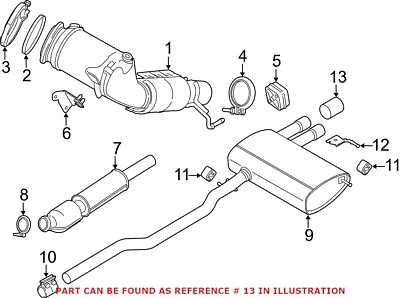 Genuine OEM Exhaust Tail Pipe Tip For Mini 18308654203 • $67.80