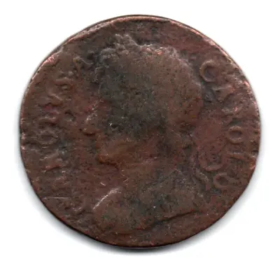 1672-1679 King Charles Ii Copper Farthing Coin Good Condition S3394 2c86 • £12