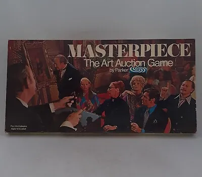 £35 • Buy Vintage Parker Masterpiece Art Auction 1970 Board Game Complete (AN_5056)