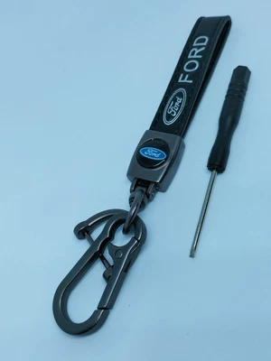 £7 • Buy Latest 2022 Ford Logo Leather Metal Keyring Key Chain Fob Gift Uk Seller