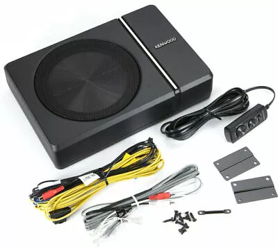 Kenwood KSC-PSW8 250W MAX 150W RMS SINGLE 8  Under Seat Powered Subwoofer I NEW • $399