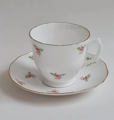 Vintage Bone China Pall Mall Ware Cup & Saucer Pink Roses Afternoon Tea  • £8