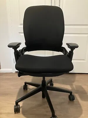 Steelcase Leap V2 Ergonomic Chair - Black Colour • $730