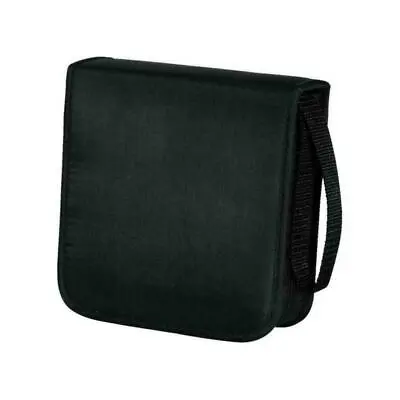 $6.04 • Buy 40 CD DVD Disc Carry Case Bag Black Wallet Storage Book Binder Ring  -