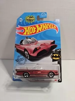 Hot Wheels BATMAN CLASSIC TV SERIES 1966 BATMOBILE Pink Kroger Exclusive  • $15.99