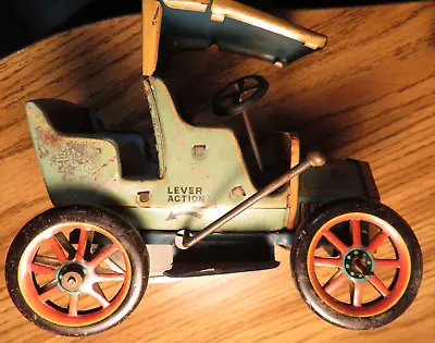 Vintage Modern Toys Japan Tin Friction Lever Car • $14.99