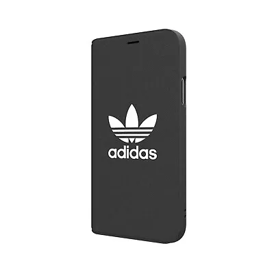 $49.95 • Buy Adidas Originals Adicolor Booklet Case Suits IPhone X/Xs 5.8 CORE BLACK Logo NEW