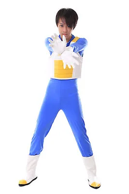 Dragon Ball Z Cosplay Costume Prince Of All Saiyans Vegeta Fighting Uniform V3 • $99.98