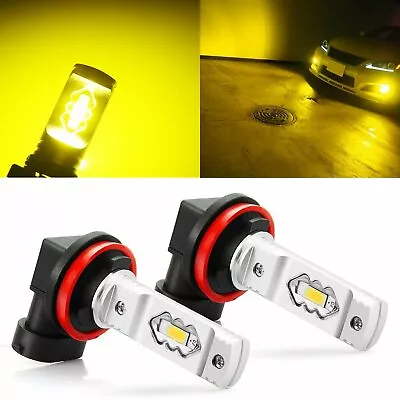 JDM ASTAR 2x H11 H8 3000K LED Driving Fog Light Bulb High Power Golden Yellow • $26.99