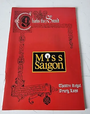 Miss Saigon Musical Theatre Programme - 1995 - Theatre Royal Drury Lane. • £4.99