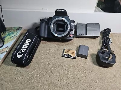 Canon EOS 400D Digital Rebel Xti 10.1MP Digital Camera With Charger+ Battery+sd  • £59