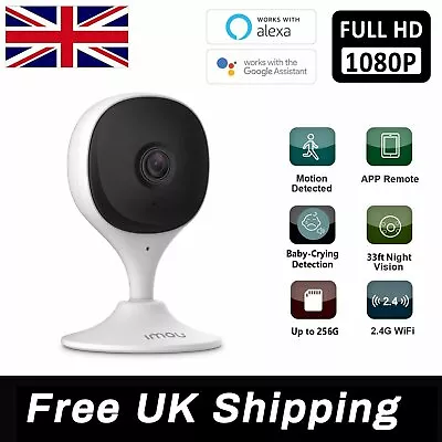 FHD 1080P Wireless WIFI IP CCTV Camera Smart Home Security Indoor Camera IMOU UK • £19.99