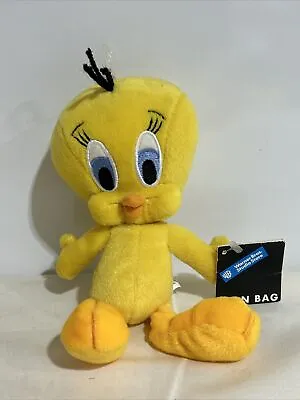 Vintage 2000 Warner Bros Studio Store Tweety 8  Bean Bag Plush NWT FREE S/H • $14.99