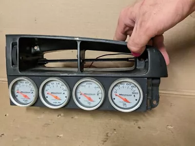 $100 • Buy VW MK3 93-99 Golf Jetta Quad Gauge Cluster W/ Gauges Fuel+Oil PSI, Volt,Oil Temp