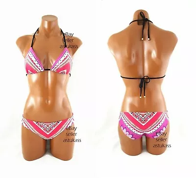 Vitamin A Triangle Bikini Set Sz S / 6 Top & L / 10 Bottom In Rousseau • $53