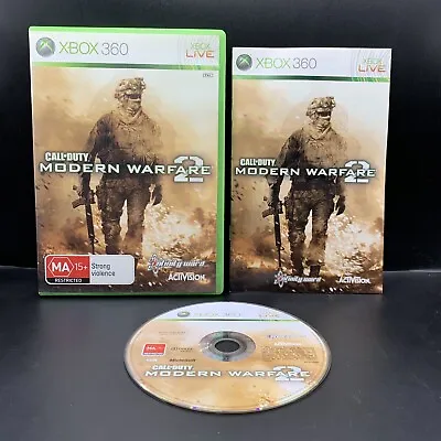 Call Of Duty Modern Warfare 2 Xbox 360 PAL Complete With Manual Free Postage • $14.99