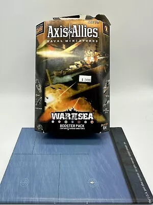 AXIS AND ALLIES WAR AT SEA BASE SET BOOSTER PACK Opened But New • $45