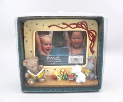 $11.95 • Buy HOLSON Custom Designed Baby Picture Frame Children Kids Holds 5  X 3  Photo NEW